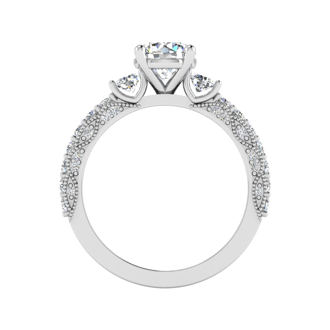 Heidi Accented Engagement Ring
